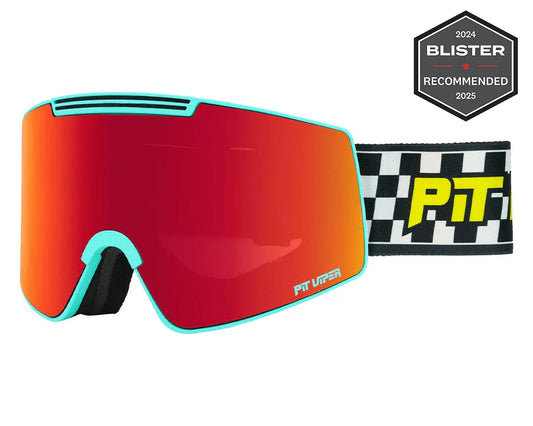 Pit Viper - Goggles, The Snowmachine Proform. Red