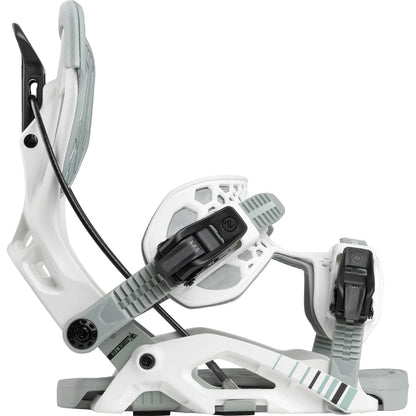 Nidecker - Unisex Snowboard Bindings, Flow Nexus. White. 2025