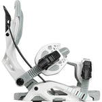 Nidecker - Men's Snowboard Bindings, Flow Fuse Fusion. White. 2025