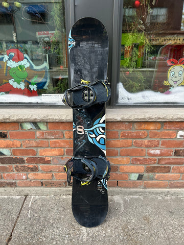 Salomon - Used Snowboard, Ivy 149, With Large Ride Bindings