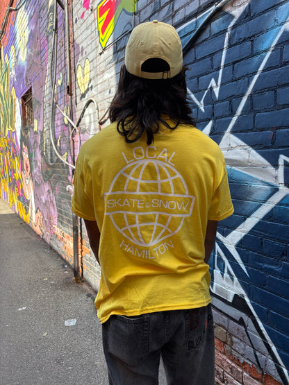 The Local SkateShop - Local Hamilton Globe, Tshirt