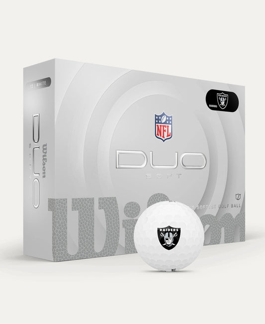 Wilson Golf Soft White Las Vegas Raiders, 12 Ball