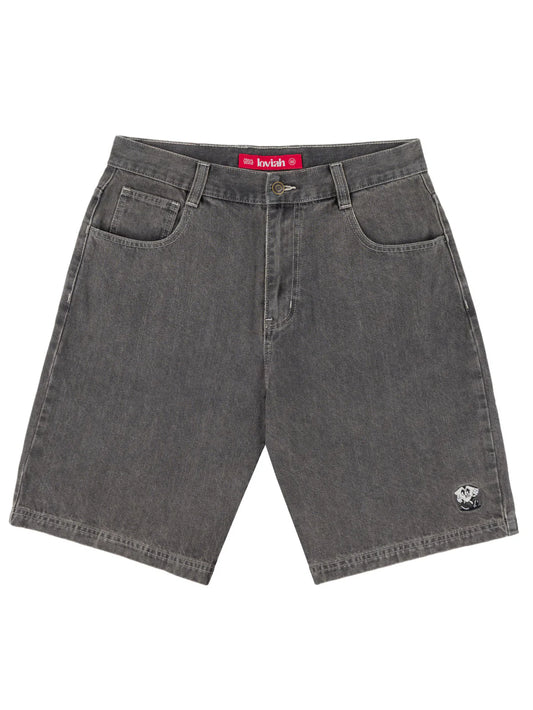 Loviah - Jhorts, Denim Shorts. Grey Stonewash