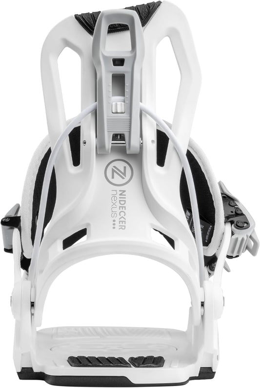 Nidecker - Unisex Snowboard Bindings, Flow Nexus. White. 2025