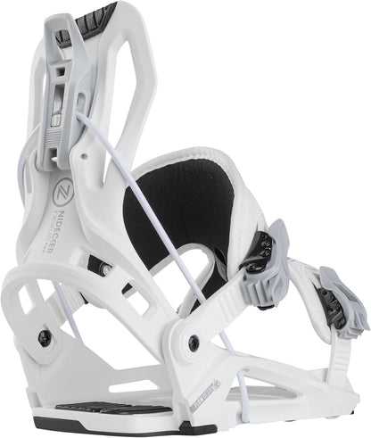 Nidecker - Unisex Snowboard Bindings, Flow Nexus. White. 2025