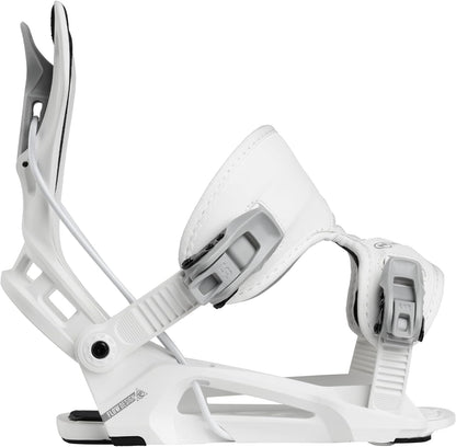 Nidecker - Unisex Snowboard Bindings, Flow Nexus. White. 2025