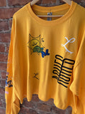 Collage Crop Top - 1/1 Yellow 3XL - ASHES long sleeve