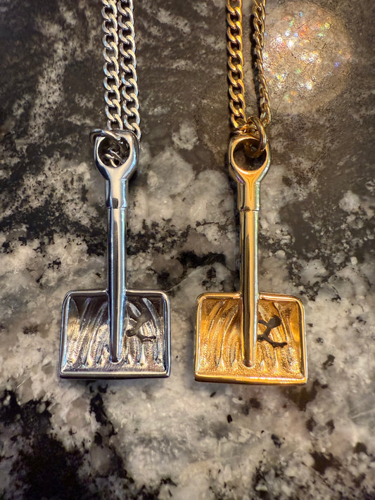 The Local - Chain, Shovel Pendant , Gold or Silver