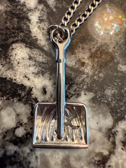 The Local - Chain, Shovel Pendant , Gold or Silver