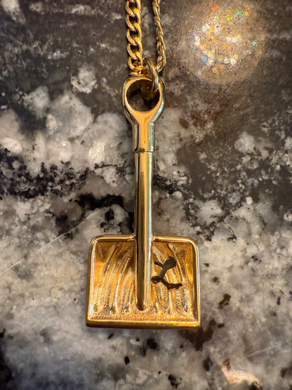 The Local - Chain, Shovel Pendant , Gold or Silver