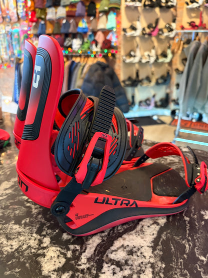 DEMO Union Ultra Bindings, Red Size Large