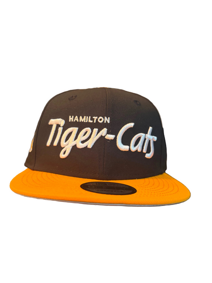 New Era 9Fifty Hamilton Ti-Cats Script Black Gold Snap Back