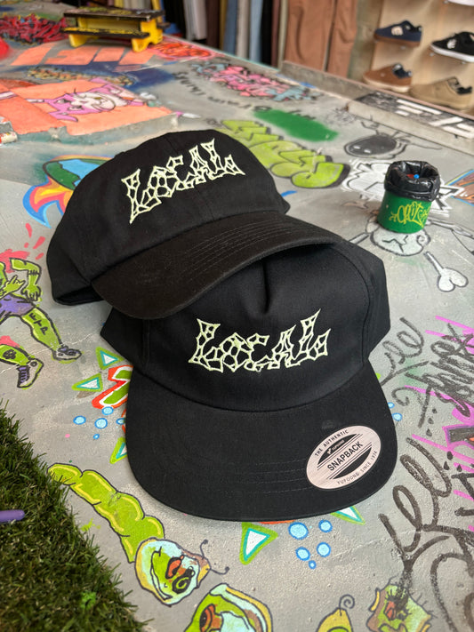 Local - Hat, B.O.D Font GLOW IN THE DARK