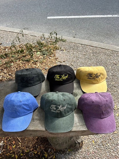 The Local - Hat, Classic Script, Dad Cap. PICK YOUR COLOUR