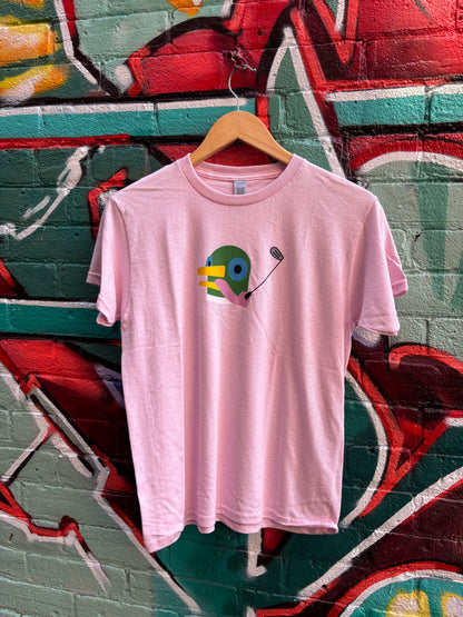 LEWIS MALLARD X LOCAL INVITATIONAL Pink Printed T-Shirt