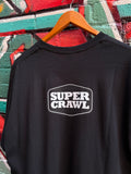 LOCAL INVITATIONAL X SUPERCRAWL Black T-Shirt