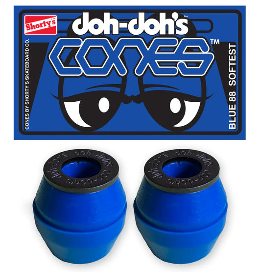 Shorty’s - Bushings, Cones. Soft Blues 88A