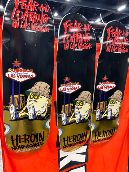 PRE-ORDER - LIMITED EDITION - Heroin - Deck, Fear and Loathing, 9” Symmetrical