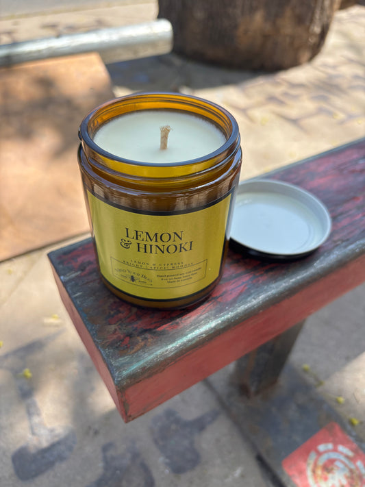 Mind Your Bees - LEMON & HINOKI Candle
