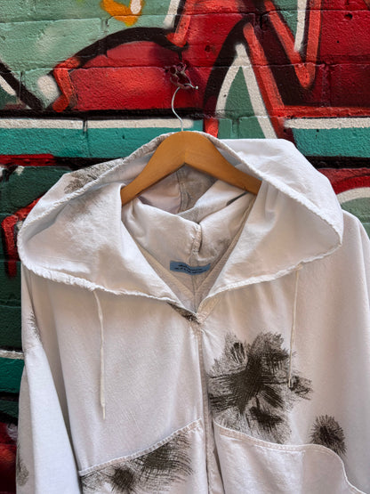REWORKED COTTON MILITARY PONCHO