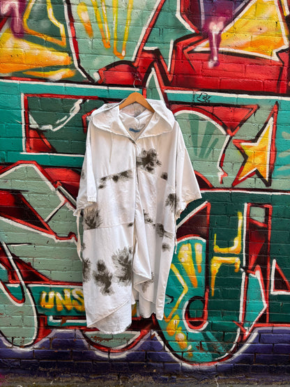 REWORKED COTTON MILITARY PONCHO