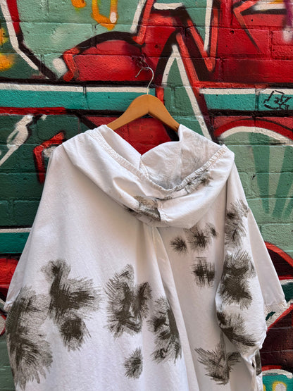 REWORKED COTTON MILITARY PONCHO