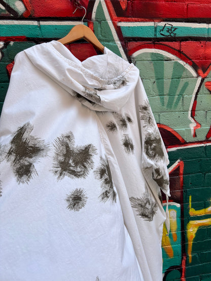 REWORKED COTTON MILITARY PONCHO