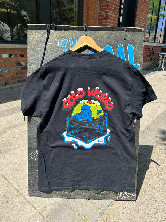 The Local - T Shirt, COLD WORLD,black