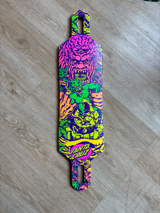 Santa Cruz - Pintail Stranger Things Screaming Hand Longboard Deck