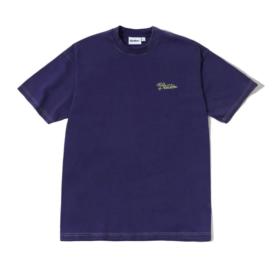Butter Goods - Jive Contrast Tee, Washed Navy