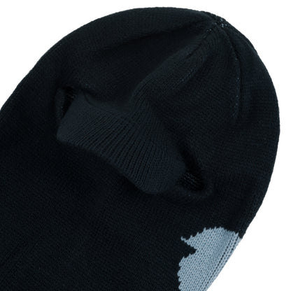 Souvenir- Knit Visor Face Mask, Black