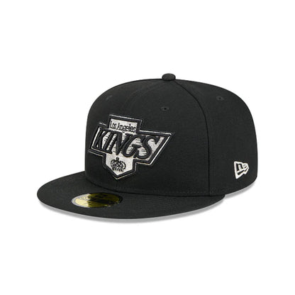 Los Angeles Kings NHL New Era Men's Black 59Fifty Core Fitted Hat