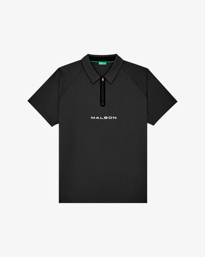 MALBON - PERFORMANCE ZIP RAGLAN POLO