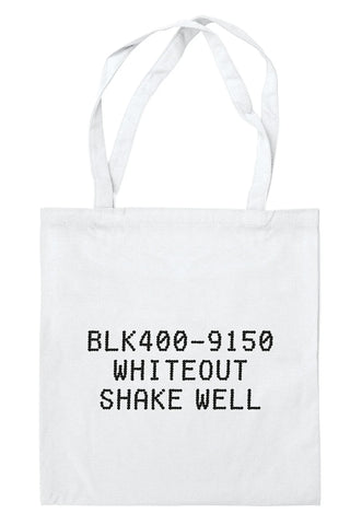 Montana - Bag, Donut Print. White Out