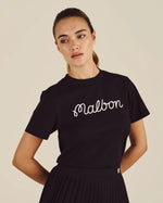 Malbon - COSETTE SCRIPT TEE, Black