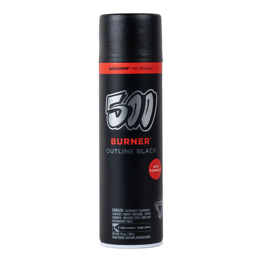 Molotow - Spray Paint, Burner , Outline Black 500ml