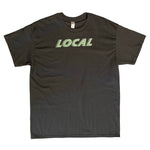 The Local - T Shirt, Speed Font. BLK/GRN