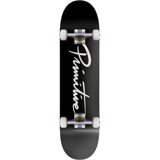 Primitive Nuevo Black Logo 8.0 - Skateboard Complete