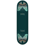 Real - Ishod Mariposa Chrome Redux Twin Tail Skateboard Deck Green 8.5