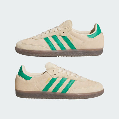 Adidas - SAMBA ADV Shoes, Sand Strata / Court Green / Gum