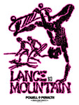 Powell - Sticker, Bones Brigade Mountain Future. Pink