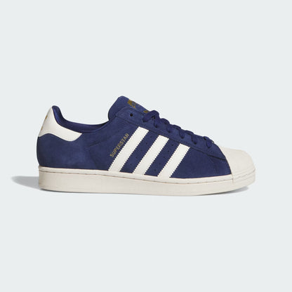 Adidas - SUPERSTAR ADV Shoes, Dark Blue / Chalk White / Gold Metallic
