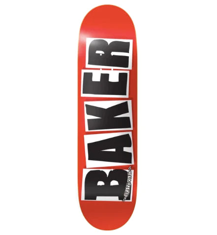 Baker - Deck, Brand Logo. Red/BLK