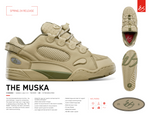 ÉS - Shoes, The Muska. Tan/Green // PREORDER
