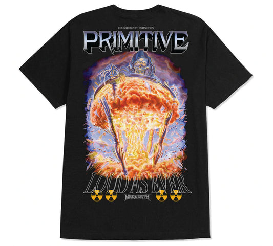 Primitive - T Shirt, Megadeth Time. Black.