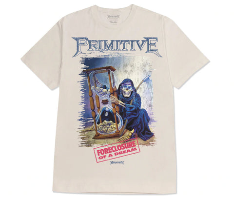 Primitive - T-Shirt, Megadeth Judgment, Cream