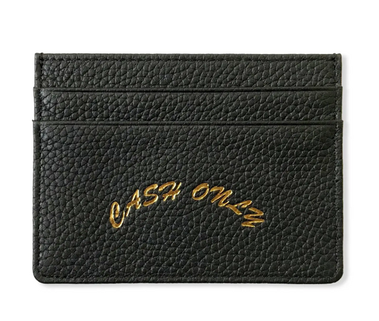 Cash Only - Leather Cardholder