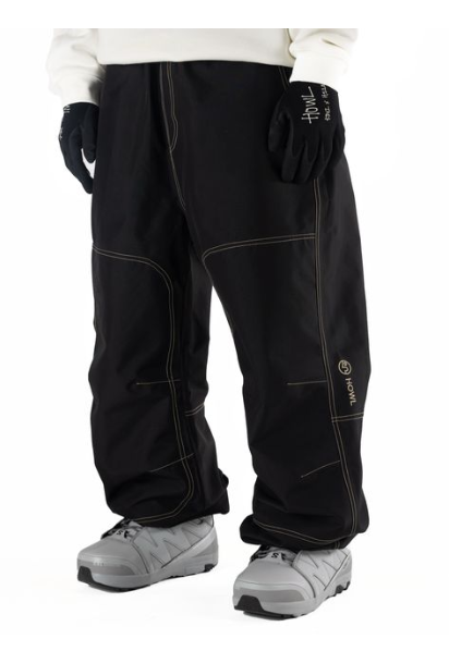 Pre Order - Howl Workwear Public Snow Pants - Black