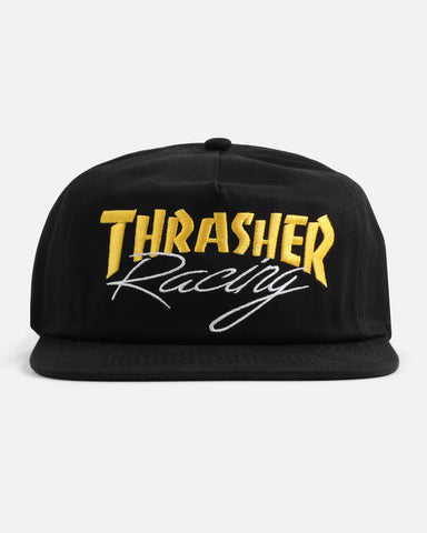 Thrasher - Hat, Racing Snapback. Black