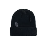 Souvenir- Two Tone Ribbed Beanie, Black